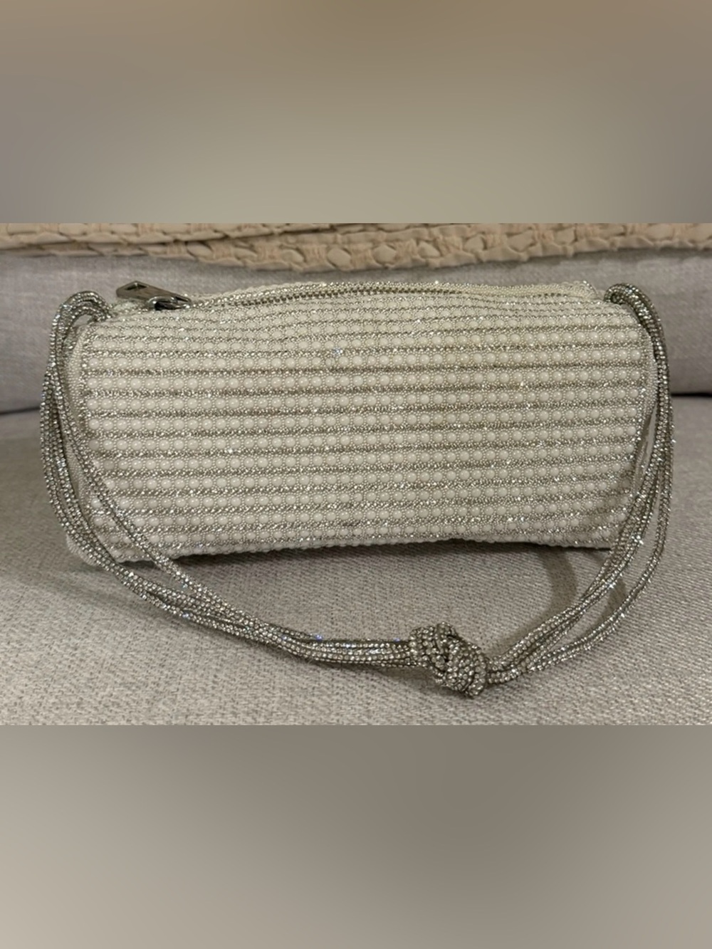 Mini Embellished Barrel Bag